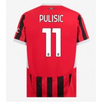 Pánský Fotbalový dres AC Milan Christian Pulisic #11 2024-25 Domácí Krátký Rukáv